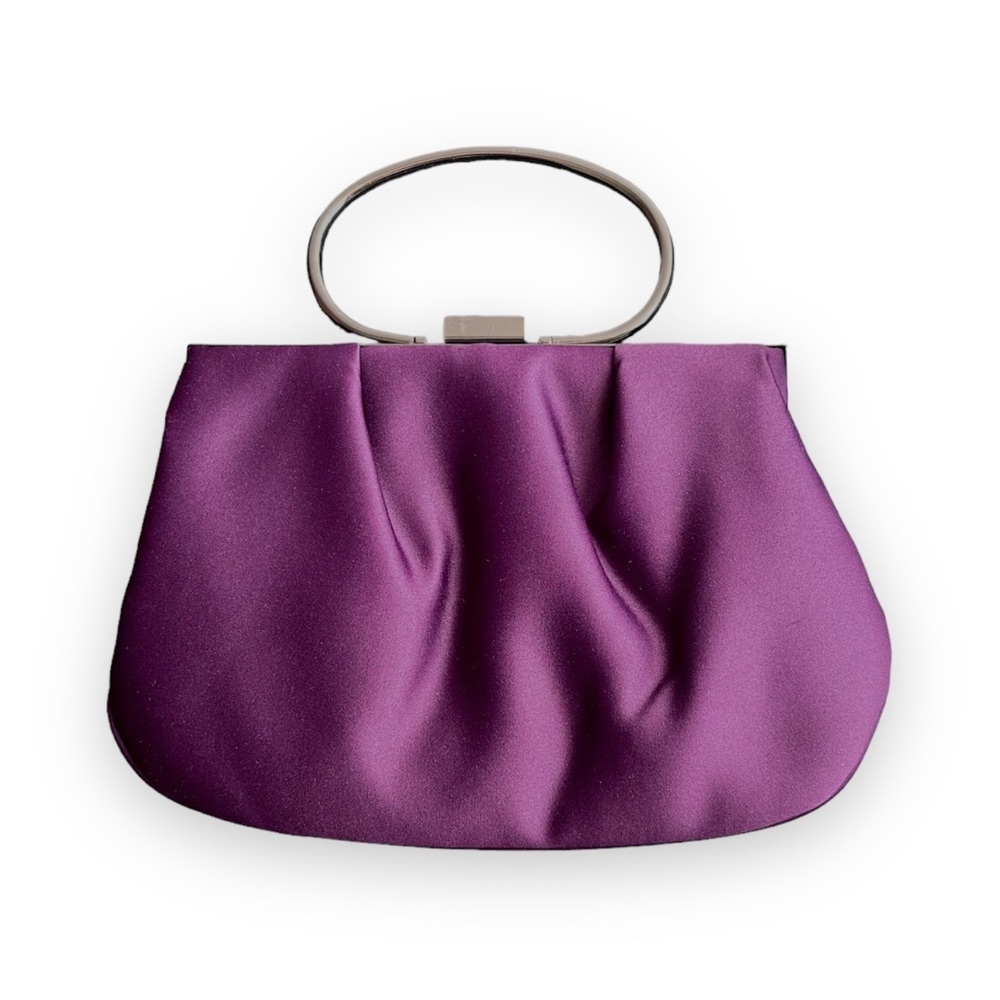 ✧ Purple satin purse